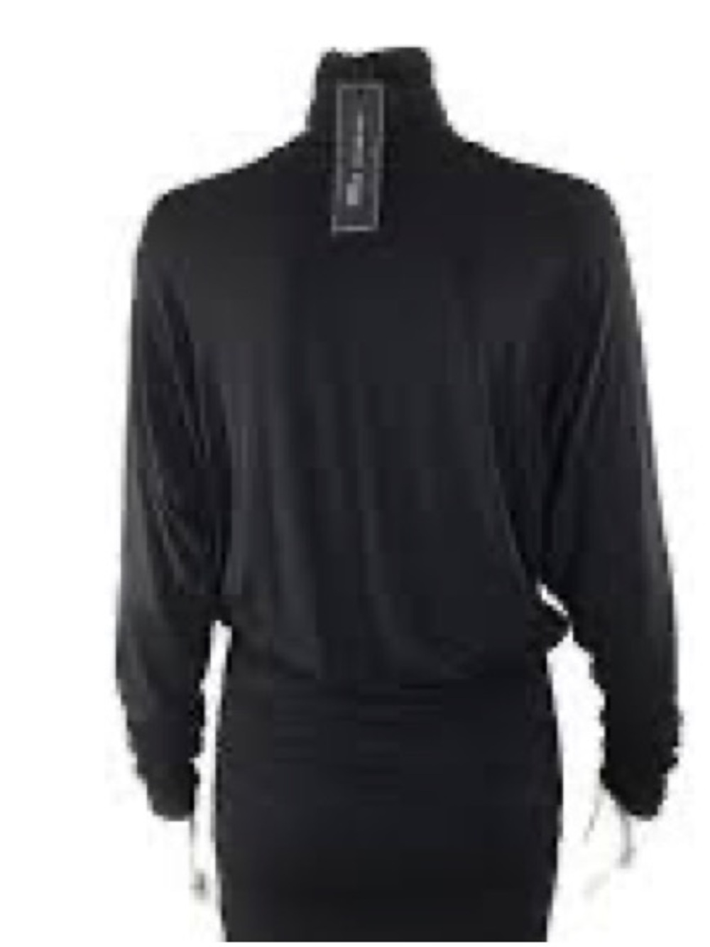 Lovers + Friends Black Long Sleeve Turtleneck Dress